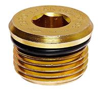 Moroso 97006 Replacement Magnetic Drain Plug, 3/4-16 (#8AN) Thread, Gold