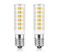 Morotty E14 Led Cooker Hood Bulbs 5W,E14 Extractor Fan Light Bulb,550LM,40W Equivalent,Small Screw SES,Warm White 3000K,75Leds,Non Dimmable for Cooker Hood,Fridge,Wall Lamps,Pack of 2