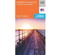 Morpeth & Blyth Map | Ashington & Longframlington | Ordnance Survey | OS Explorer Map 325 | England | Walks | Hiking | Maps | Adventure