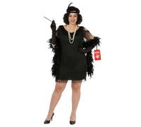 Morph 1920s Flapper Costume Dress for Women, Vintage Gatsby Style Plus Size Flapper Dresses, Roaring Twenties Attire, Large