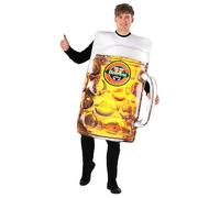 Morph Beer Costume Adult Beer Stein Oktoberfest Costume for Men Halloween Alcohol Costumes for Adults, One Size