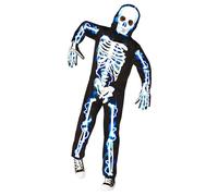 Morph Blue Skeleton Costume Kids, Halloween Costumes Skeleton Kids, Halloween Costumes For Kid, X-Large