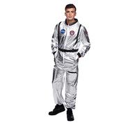 Morph BPA Free Silver Astronaut Costume for Men, Adult Spaceman Costume, Space Suit for Halloween and Dress Up, X-Large