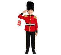 Morph British Guard Costume, Royal Guard Costume Kids, Kids Dress Up British Soldier, Book Day Costumes For Boys, 4-6 Years