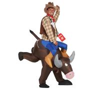 Morph Costumes Inflatable Cowboy Costume Men Bull Rider Horse Costume Adult Halloween Costumes