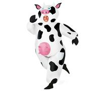 Morph Cow Inflatable Costume for Adults - Blow Up Cow Outfit for Halloween Parties and Events - Fun Dress Up