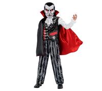 Morph Evil Kids Vampire Costume Boys With Mask- Boy Vampire Costume for Kids - Scary Halloween Costumes for Boys Dracula L