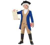 Morph, George Washington Costume for Kids, Halloween Costumes for Kids, M