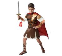Morph Gladiator Costume Kid, Roman Gladiator Costume Kids, Boys Gladiators Costume, Boys Halloween Costume, Medium(7-9Y)