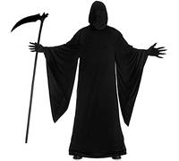 Morph Grim Reaper Costume Adult, Grim Reaper Mens Costume, Mens Halloween Costumes Adult Scary, Fancy Dress For Adults, XX-Large
