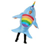 Morph Inflatable Narwhal Costume Kids, Animal Rainbow Blow Up, Blow Up Costumes Kid, Inflatable Costume Kids
