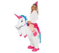 Morph Inflatable Unicorn Costume Adult Riding Ride On Blow Up Unicorn Funny Halloween Costume