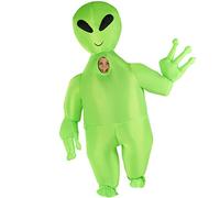 Morph Kids Alien Inflatable Costume, Blow Up Halloween Costume, Fun Alien Outfit for Parties and Dress-Up