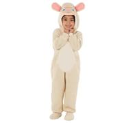 Morph Kids Lamb Costume Jumpsuit for Kids, Sheep Outfit, Little Lamb Dress-Up, Adorable Animal Costume, 3-4 Years