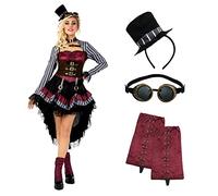 Morph Ladies Steampunk Gothic Victorian Halloween Costume Small