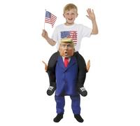 Morph MCKPBPR Piggy Back Presidential Leader Costume, Child, Cartoon, One Size