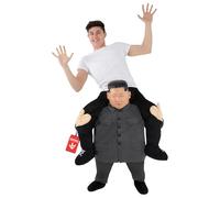 Morph MCPBKJ Piggyback Adults Costume, Men, Leader Kim Jong Un, One Size