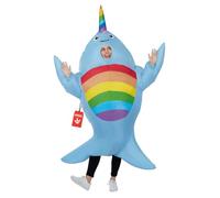 Morph, Narwhal Costume, Halloween Costumes for Adults | Inflatable Costume for Kids, Built-In Fan for Easy Wear & Lightweight, Fun for Dress-Up & Parties, Perfect for Halloween