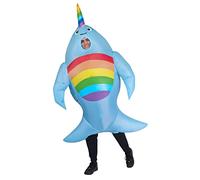 Morph Narwhal Inflatable Costume for Adults - Funny Sea Animal Blow Up Costume - One Size Fits Most