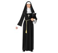 Morph Nun Costume for Women - Adult Nun Outfit with Habit - Plus Size Nun Costumes - Halloween Dress Up, 3X-Large