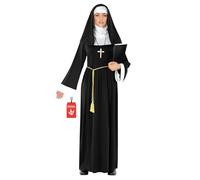 Morph Nun Costumes For Women, Nuns Costumes For Women Plus Size, Nun Outfit Womens, Halloween Costume Adult Womens, Medium