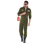 Morph Pilot Outfit Men, Aviator Costume, Flight Suit Costume, Fancy Dress For Adults, Halloween Costumes Men, X-Large