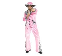 Morph Pink Pimp Costume Men, Mens Pimp Costume, 70s Outfit Men, Halloween Costumes Mens, Fancy Dress For Adults, Large