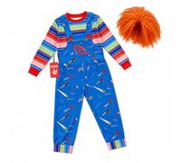 Morph Play Time Killer Costume With Wig For Boys Halloween Horror Movie Costume Kids Halloween Costumes, Large