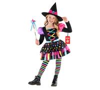 Morph Rainbow Witch Costume Kids, Girls Witch Costume, Witches Outfit Kids, Witches Dress, Girls Halloween Costumes, T1