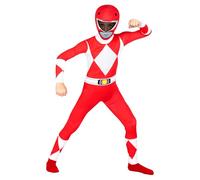 Morph Red Mighty Morphin Power Rangers Costume Kids, Kids Power Rangers Costume, Halloween Costumes For Boys, Medium