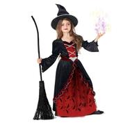 Morph Red Witch Costume Kids, Witch Costume For Girls, Halloween Costumes For Kids, Medium