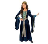 Morph Regal Medieval Princess Costume Girls Renaissance Dress Medieval Kids Renaissance Costume for Girls 3-4 Years