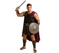 Morph Roman Gladiator Costume for Men, Roman Soldier Fancy Dress, Adult Roman Centurion Outfit, Historical Costume, Large