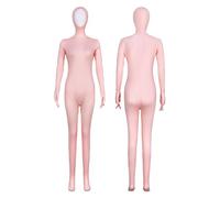 Morph Suits for Adults and Kids Unisex Stealth Suits for Stage Performance and Costume Events Dress Full Body Morph Suits Jumpsuits for Boys Girls Cosplay Costume Orange (1-Light Pink, 9-10 Years)