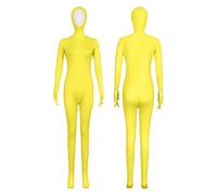 Morph Suits for Adults and Kids Unisex Stealth Suits for Stage Performance and Costume Events Dress Full Body Morph Suits Jumpsuits for Boys Girls Cosplay Costume Orange (1-Yellow, 7-8 Years)