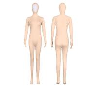 Morph Suits for Adults and Kids Unisex Stealth Suits for Stage Performance and Costume Events Dress Full Body Morph Suits Jumpsuits for Boys Girls Cosplay Costume Orange (1-Beige, 11-12 Years)