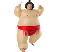 Morph Sumo Wrestler Costume Kids Inflatable Sumo Suit Kids Fat Suit Halloween Costume For Boys Girls One Size