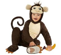 Morph Toddler Monkey Costume for Kids, Baby Nursery Rhyme Outfit, Boys Girls Monkey Onesie, Fun Dress-Up Costume, 4-6 Years