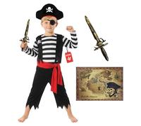 Morph Toddler Pirate Costume - Boys Kids Pirate Halloween Costume Medium