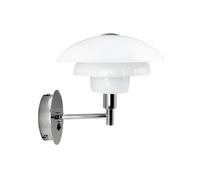 Morph Wall Lamp Opal/ Chrome