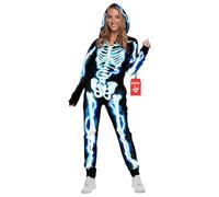 Morph Women Skeleton Costume, Skeleton Jumpsuit Womens, Halloween Costumes Adult Women, Womens Halloween Costume Adult, XX-Large