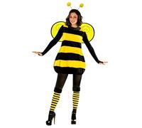 Morph Women's Bee Costume Adult Bumblebee Halloween Outfit Queen Bee Fancy Dress for Parties and Events, Small