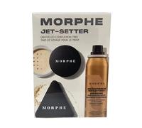 Morphe Jet-Setter On-the-Go Complexion Trio Setting Powder + Mist + Powder Puff