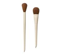Morphe x Ariel Cheek Essentials Duo - Makeup Brush Set Including A58 Signature Cream Contour & A22 Blush Brushes for Seamless Definition and Color Application (2 Piece Set)