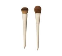 Morphe x Ariel Sunkissed Skin Duo - Makeup Brush Set Including A24 Signature Foundation & A58 Cream Contour Brushes - Professional Makeup Tools for Flawless Blending & Sculpting (2 Piece Set)