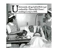 Morphed, Funny Birthday Card for Him, Unfortunately, Old Age Had Led Bob To Get Confused… Humorous Birthday Card Man, Multi-Coloured