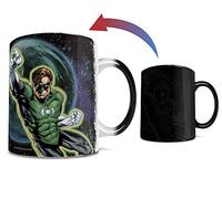 Morphing Mugs DC Comics - Green Lantern - Hal Jordan - One 11 oz Color Changing Heat Sensitive Ceramic Mug - Image Revealed When HOT Liquid Is Added!
