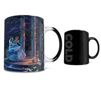 Morphing Mugs Disney - Cinderella - Dancing at the Ball - Thomas Kinkade - One 11 oz Color Changing Heat Sensitive Ceramic Mug - Image Revealed When HOT Liquid Is Added!
