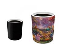 Morphing Mugs Disney - Robin Hood - Thomas Kinkade Studios - One 11 oz Color Changing Ceramic Mug - Image Revealed When HOT Liquid is Added!