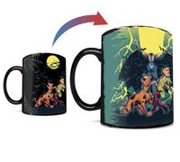 Morphing Mugs Scooby-Doo - Bats & Monsters - One 16 oz Heat Sensitive Clue Mug - Full Image Revealed When HOT Liquid Is Added